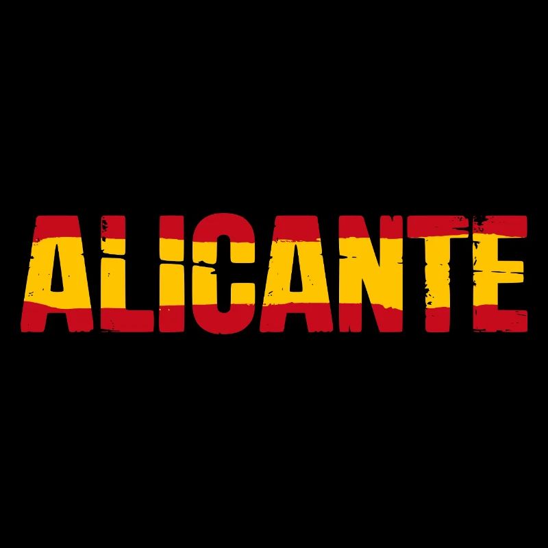 Drapeau d’Alicante, Espagne