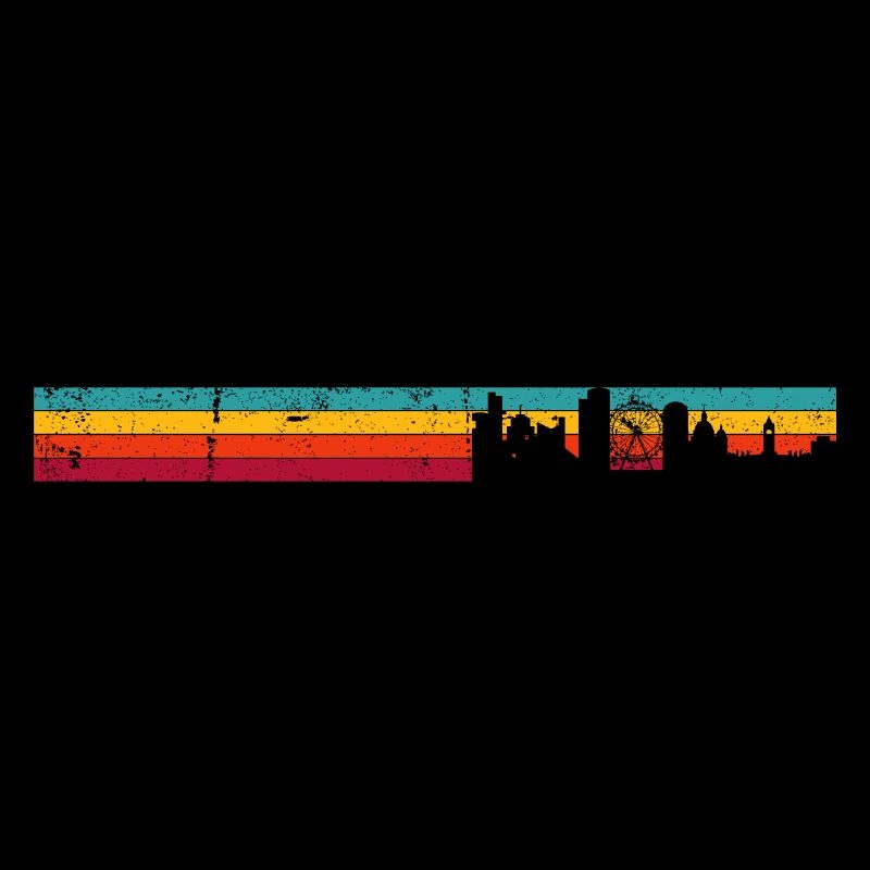 Sunset Skyline Streifen