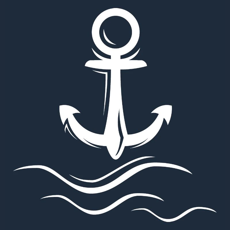 waves anchor wave wave waves anchor logo icon