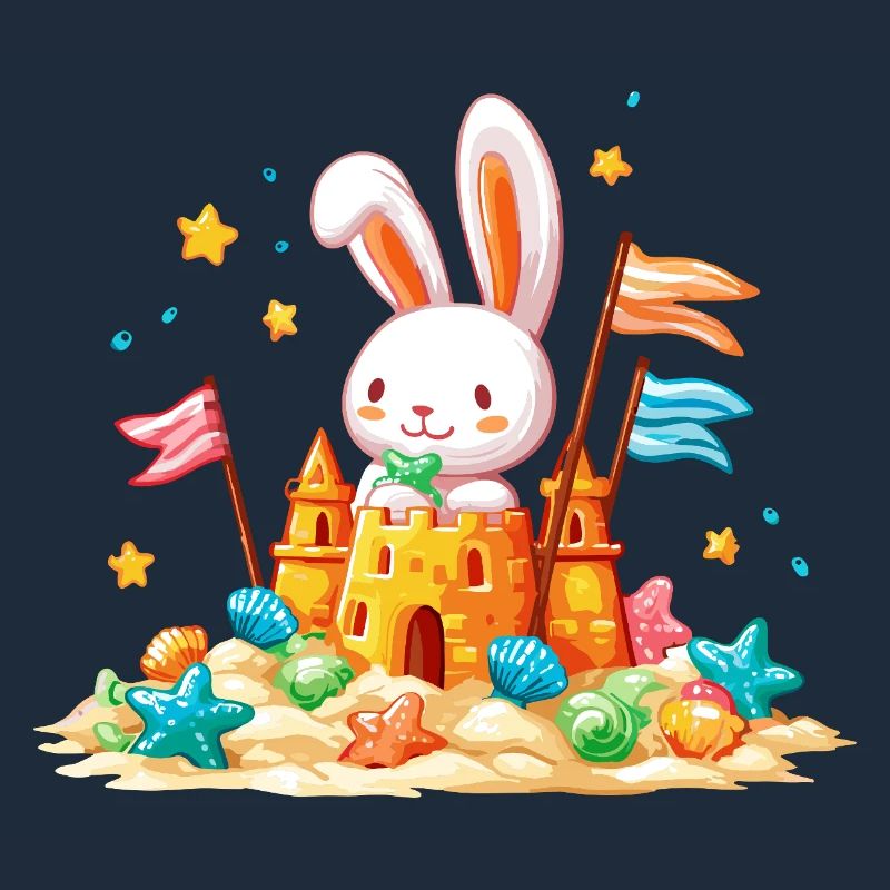 Bunny on the Beach Sandpit