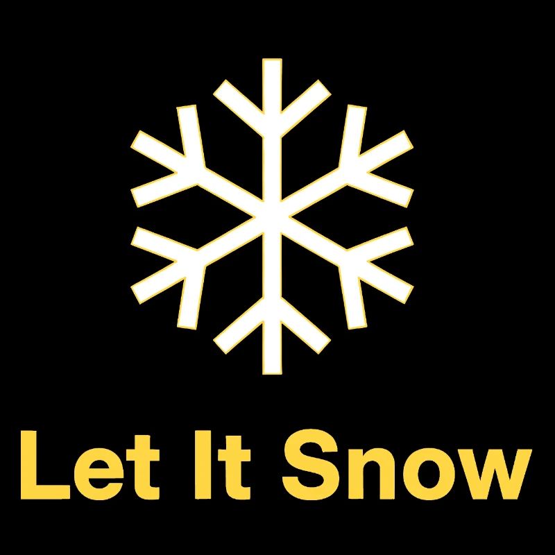 Golden Snowflake - Let It Snow