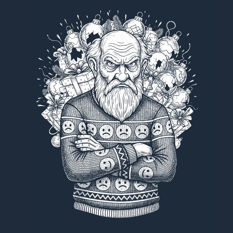 Pull de Noël moche