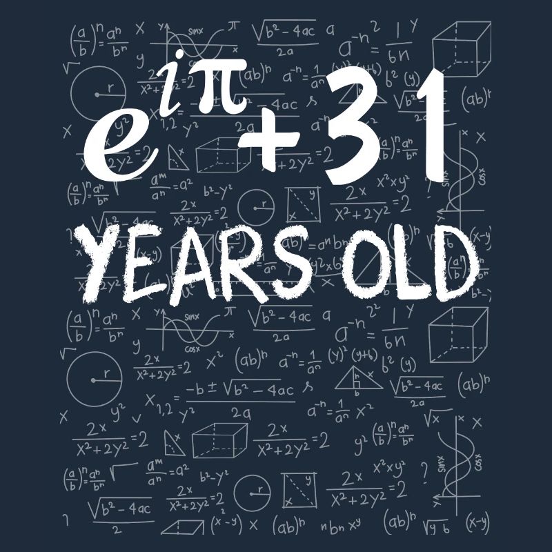 30th birthday 30 years Euler Identity math gift