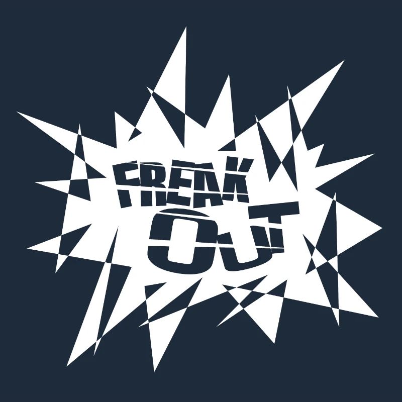 Angular Explosion Burst Text