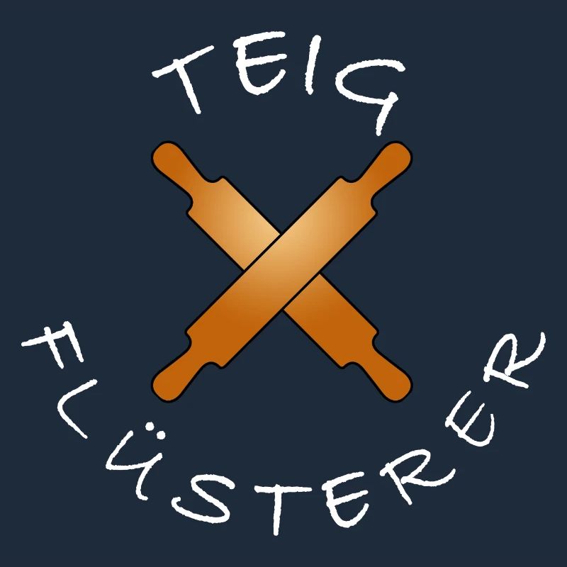 Lustiger Bäcker Spruch backen Teigflüsterer