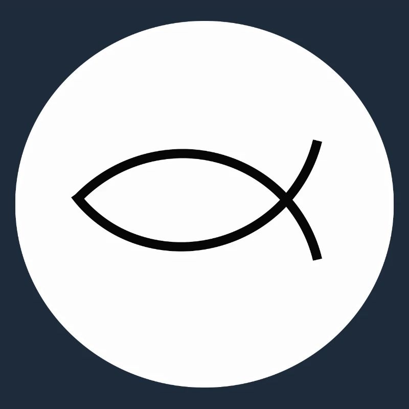 Jesus fish black white ichthys fish fish fish