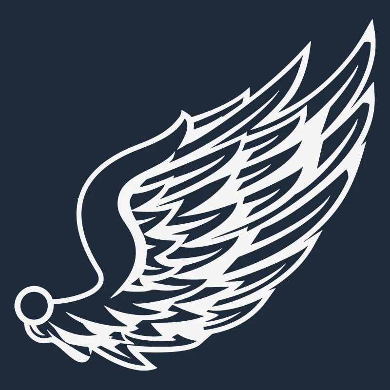 Ailes avec dessin de plumes dynamiques