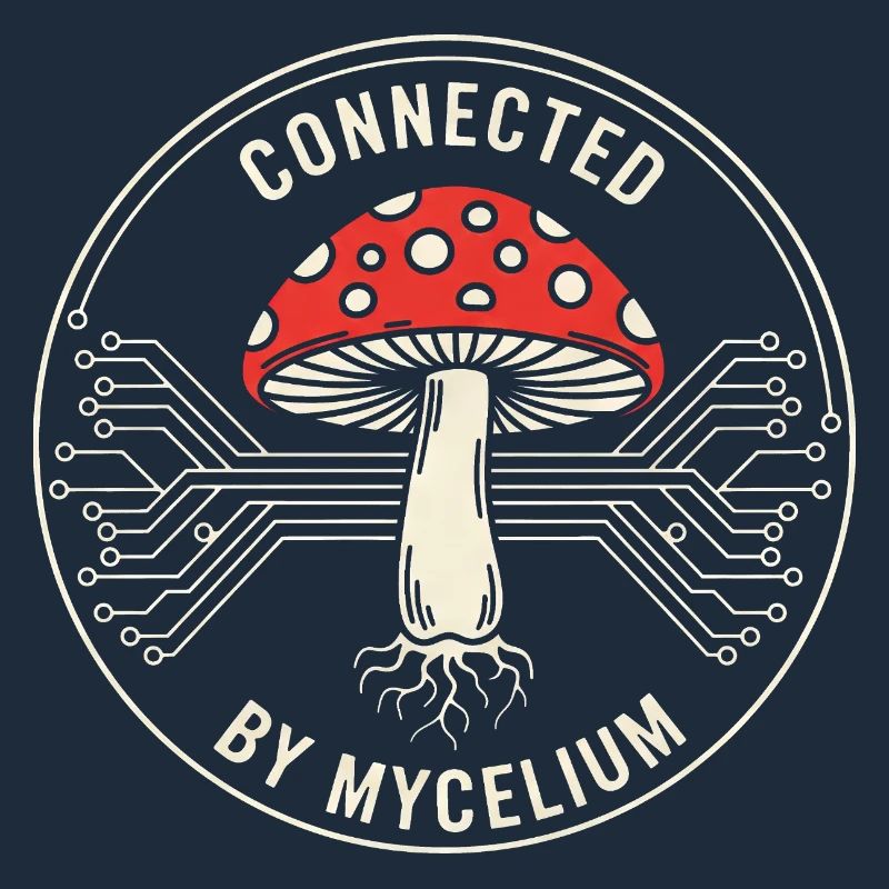 Mycelium Toadstool Network Biology Technology Nature