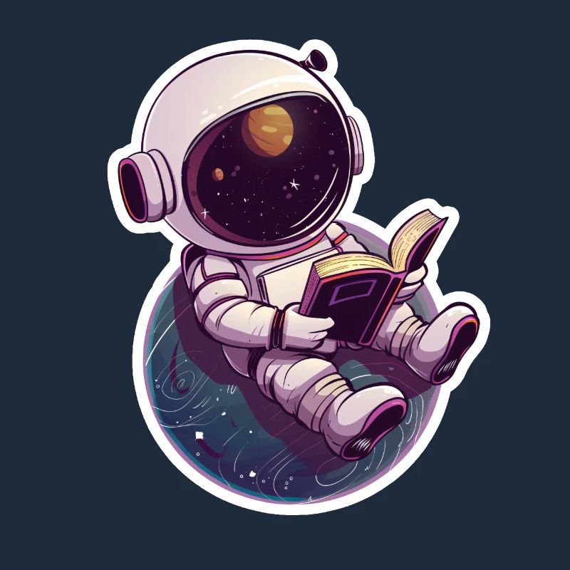 Astronaute lit devant la Terre – Space Design