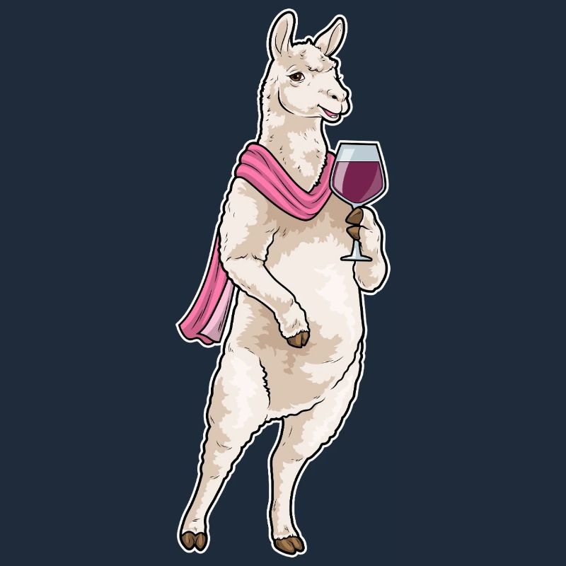 Llama Red Wine