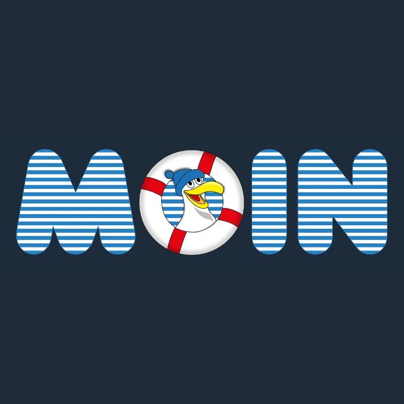 Moin Möve mit Rettungsring