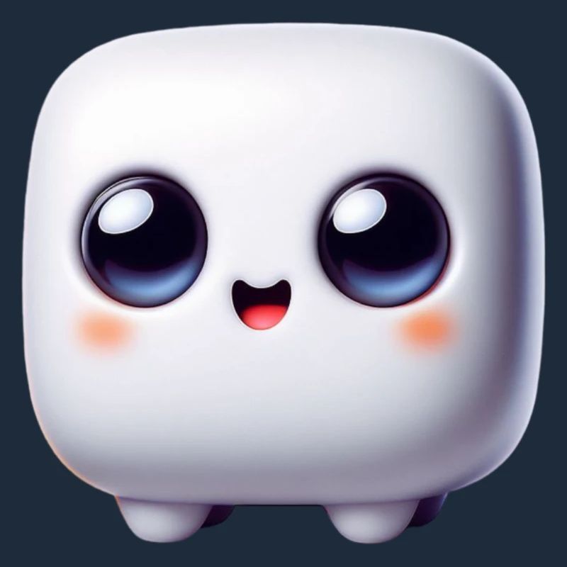 Face du Cube Kawaii – Bloc mignon