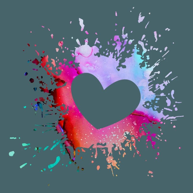 Des éclaboussures de couleur colorées