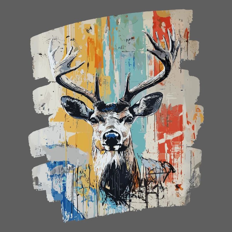 Cerf avec bois