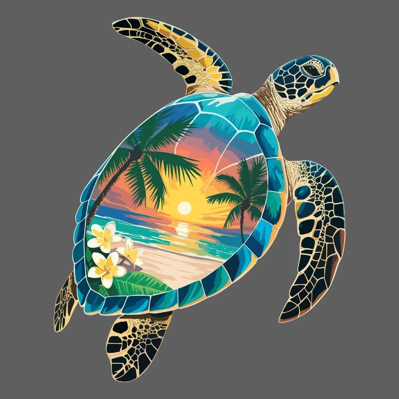 Turtle Waves Surf Turtle Surfer Turtles