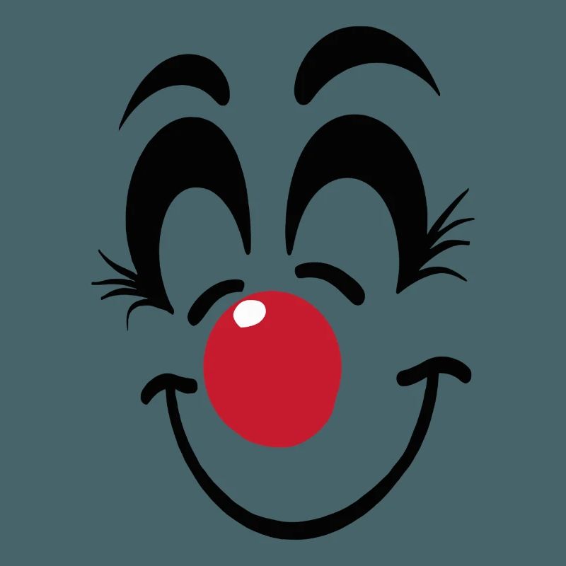 Carnaval du visage de clown joyeux Carnaval Carnaval