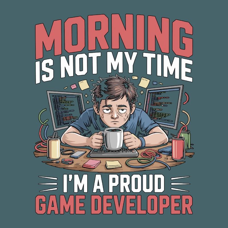 Game Developer Morning n’est pas mon temps Coder de jeux