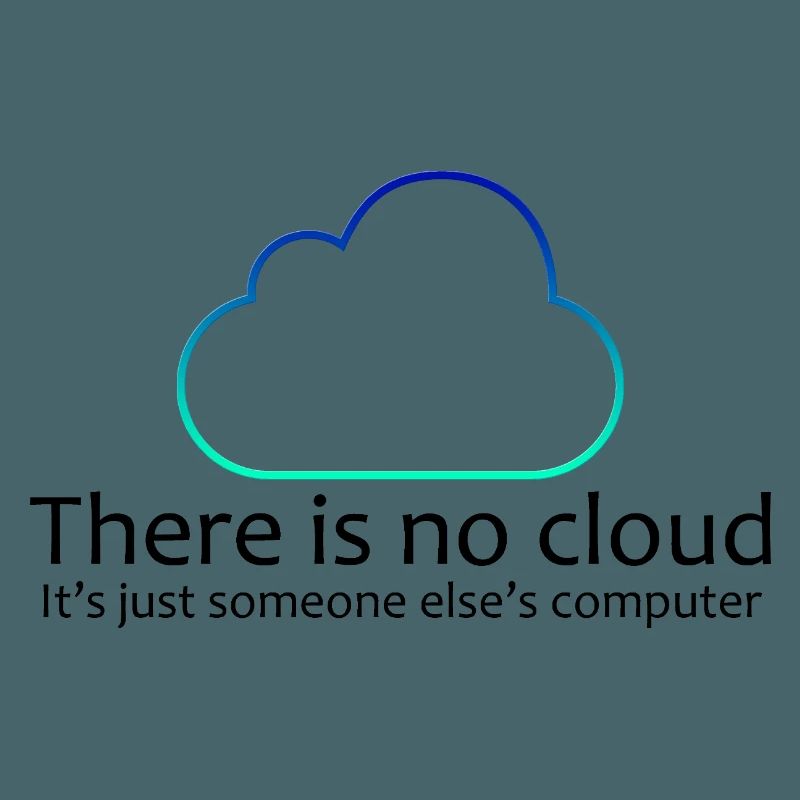 No Cloud Programming Funny Tee