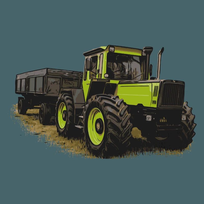 MB trac 1600 turbo avec remorque