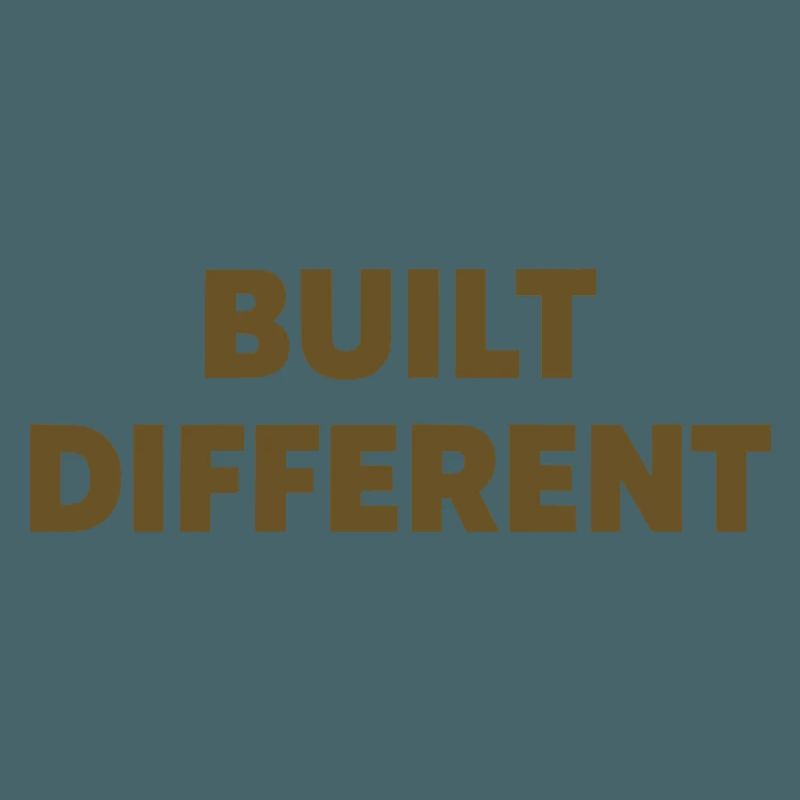 Typographie d’affirmation différente construite