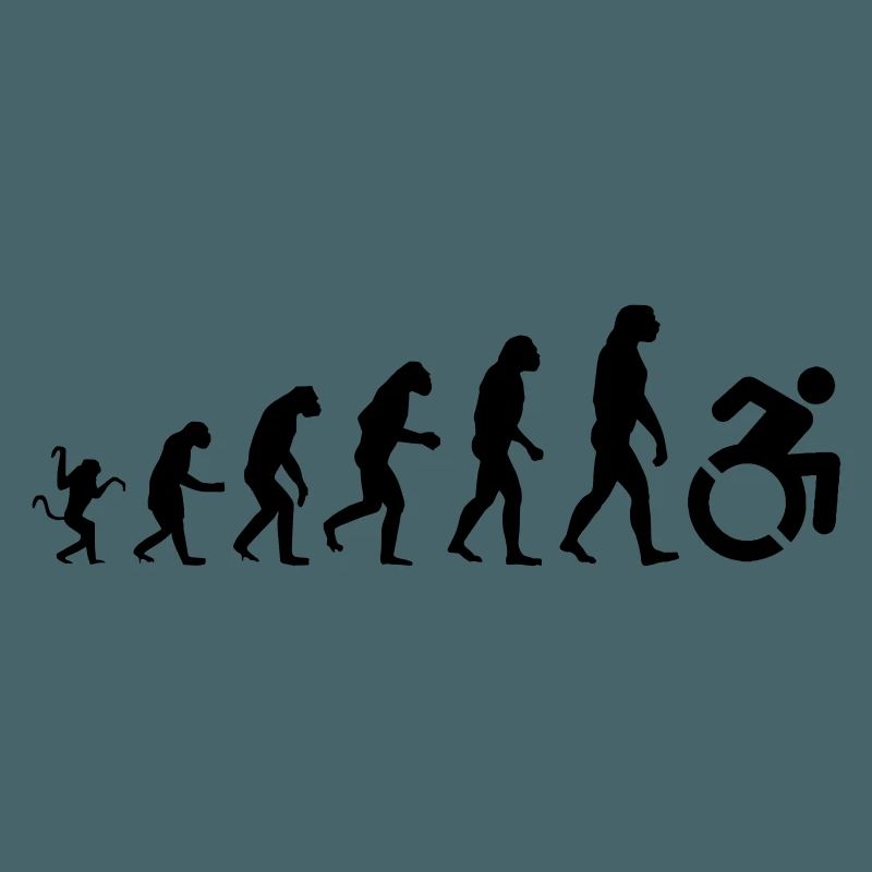 Evolution des Rollstuhls *