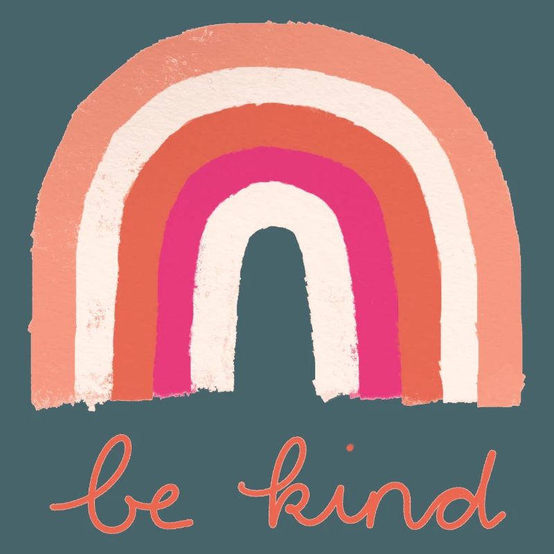 Be Kind Regenbogen