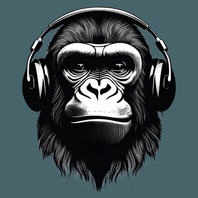 gorilla, primate, monkey