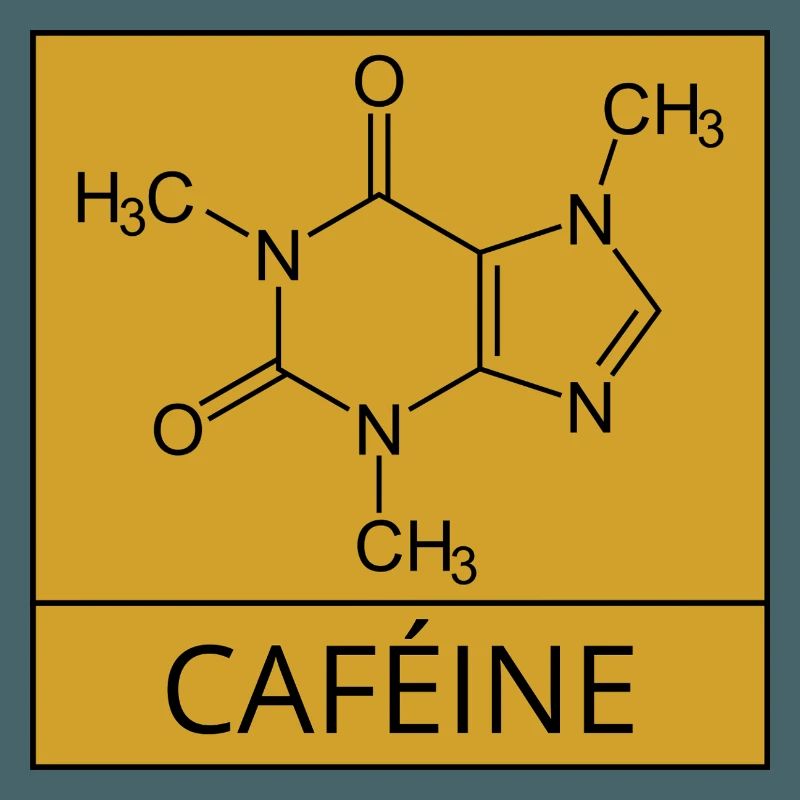 molécule de caféine