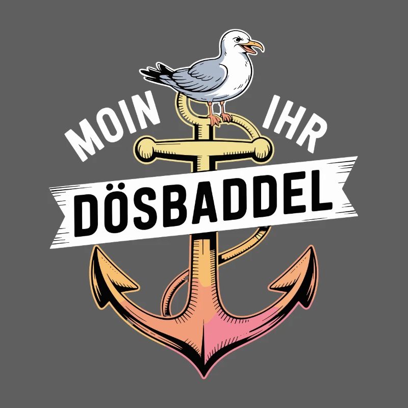  Moin Ihr Dösbaddel Maritimer Spruch Mit Anker Und
