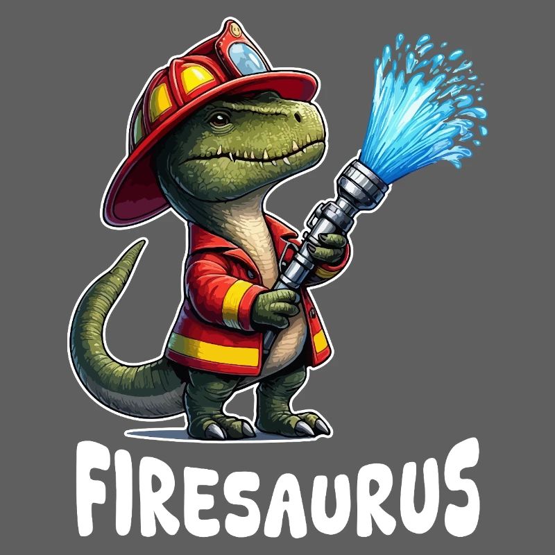 Firesaurus Pompier Mascotte
