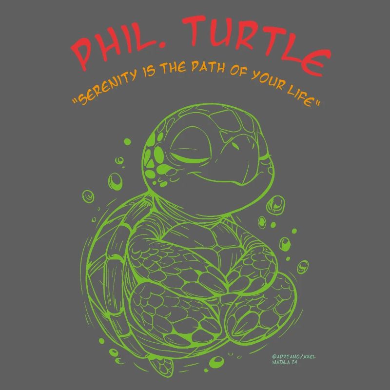 Phil Turtle Zen Path Tee