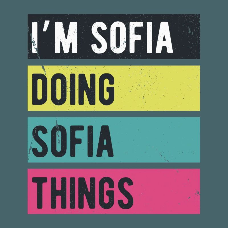I’m Sofia Doing Sofia Things Retro Colors