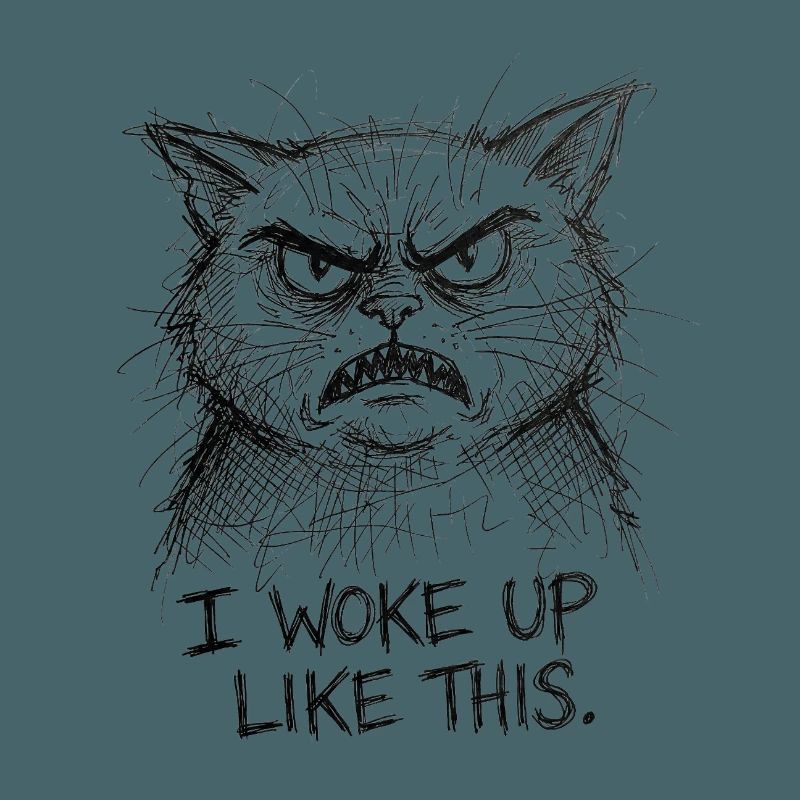 Furious Cat Scribble