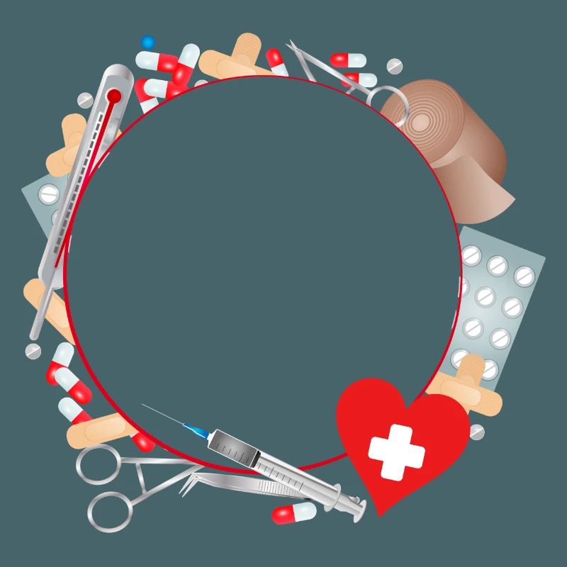 First aid kit or first aid kit as a frame