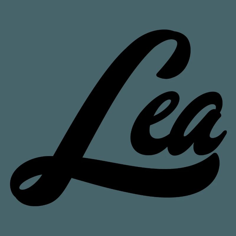 Lea Nom Abstrait Couleur Explosion Art Design