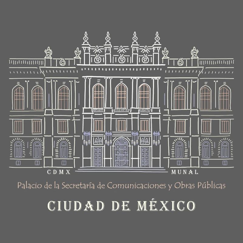 Mexico, Musée d’art, Dessin à la main