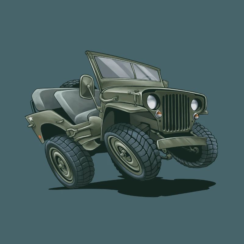 Willys MB Offroader 4x4 Millityr Oldtimer Us Army