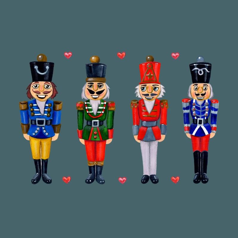VIER LUSTIGE NUSSKNACKER