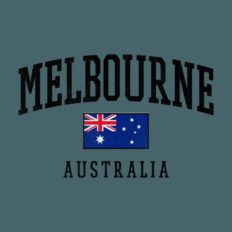 Melbourne, Australie, Conception du drapeau