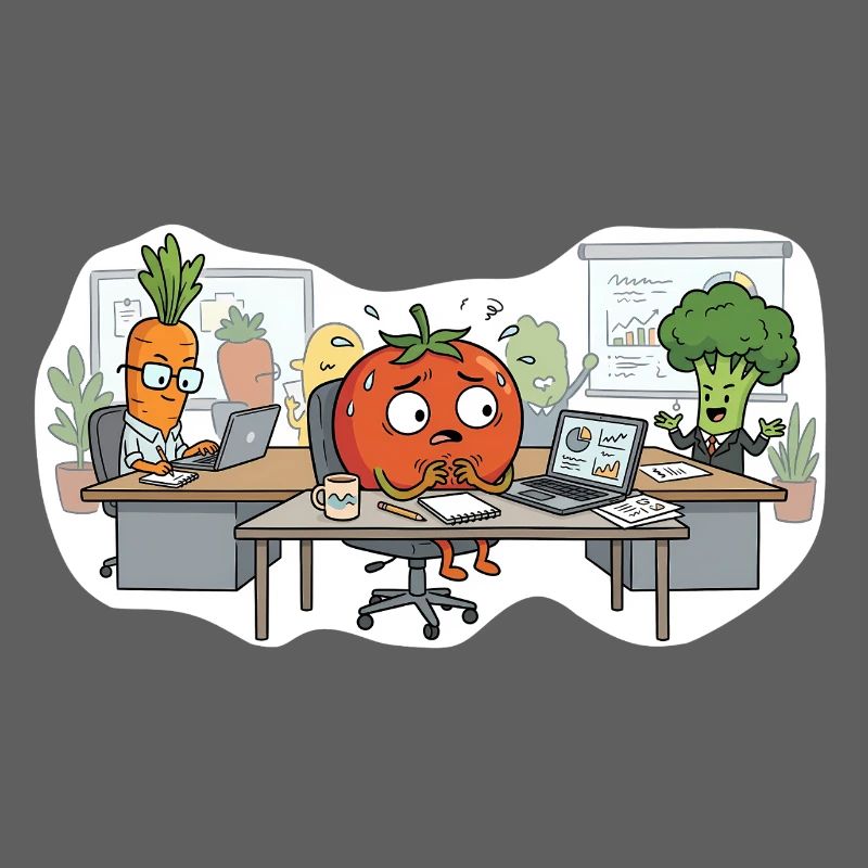 Stressed Tomato – Office Vegetables