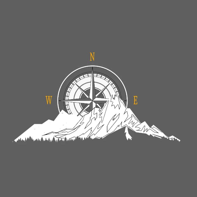 Berg und Kompass