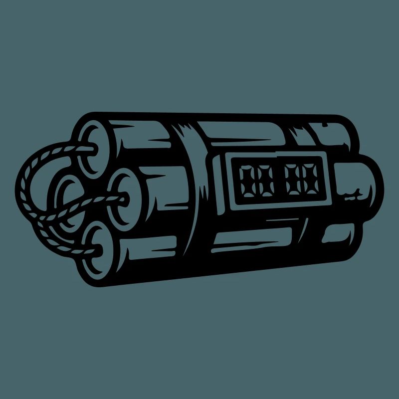 Bombe à retardement Dynamite explosive
