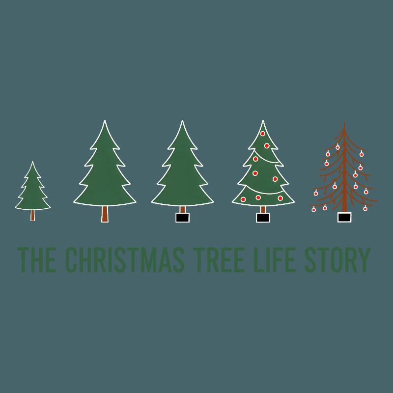 Christmas Tree Evolution – Funny Xmas Design