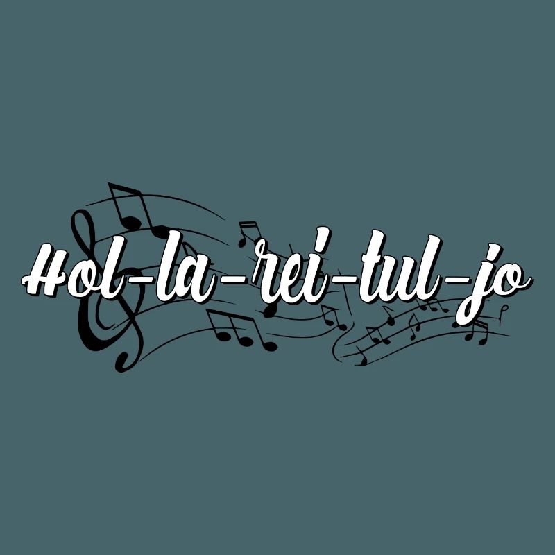 Yodelling, singing, making music