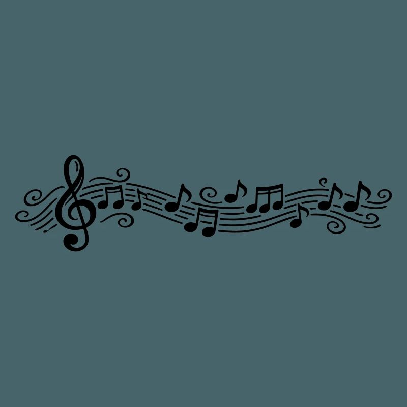 Notes musicales Clés de mélodie