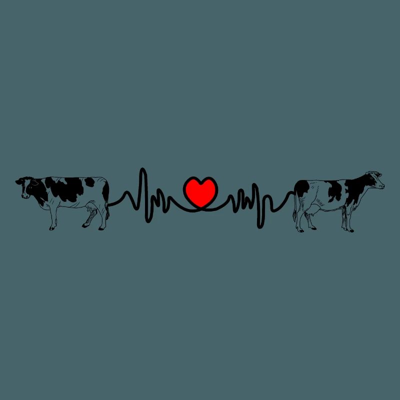 Cardio-Herzfrequenz-Kühe