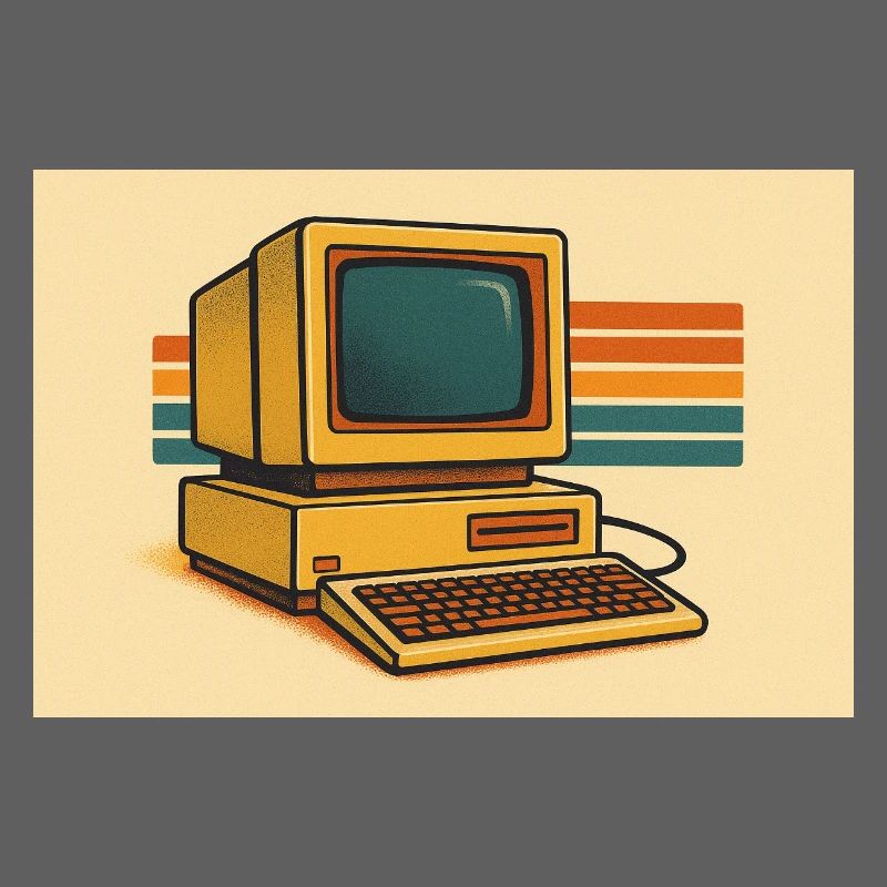 Retro Computer 80s