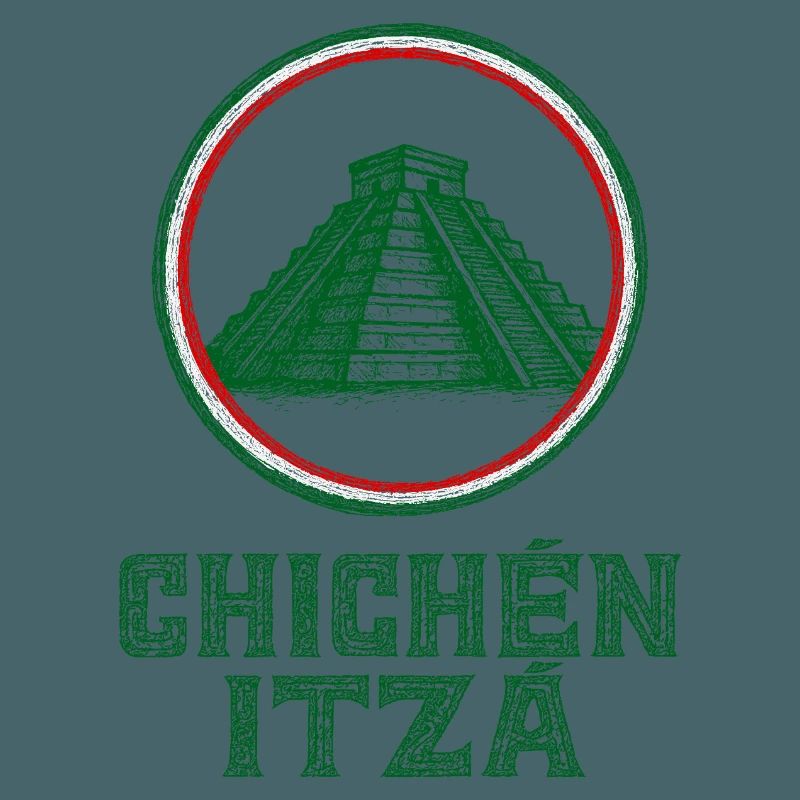 Drapeau du temple de Chichen Itza Mexique