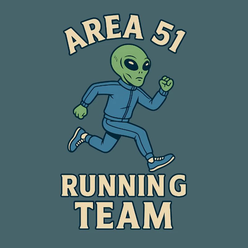 Conception de l'équipe de course extraterrestre de la zone 51