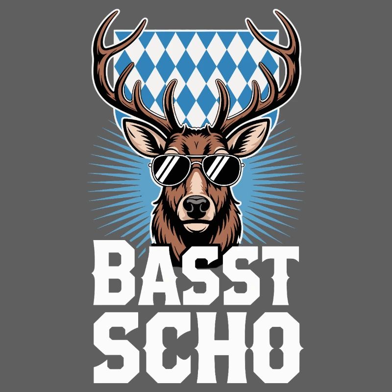 Basst Scho Hirsch Dialecte bavarois Bavière